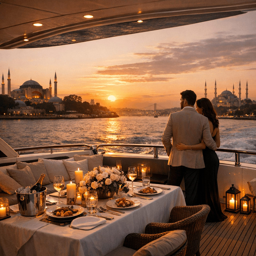 Istanbul Dinner Bosphorus Cruise Prices: Fixed Offer Including Free Transfer and Entertainment